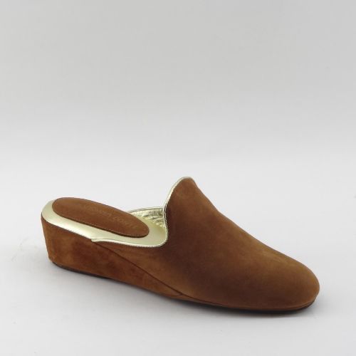 ANTONIO CONTI PANTOFFEL COGNAC