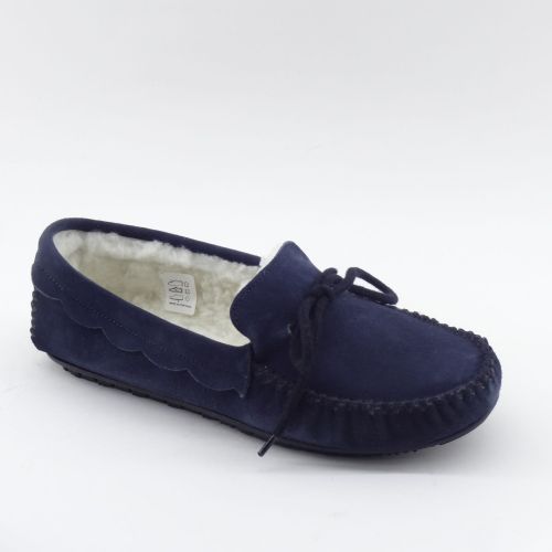 BAMANELLOS PANTOFFEL BLAUW