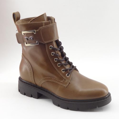 NERO GIARDINI BOTTINE COGNAC