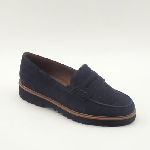 PAUL GREEN MOCASSIN BLAUW