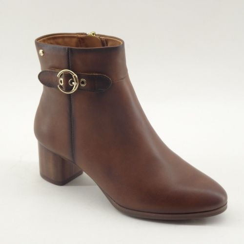 PIKOLINOS KORT LAARSJE COGNAC