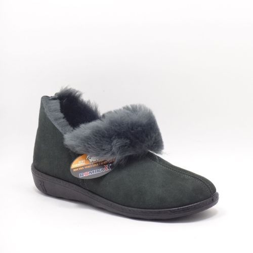 ROMIKA PANTOFFEL ANTRACIET