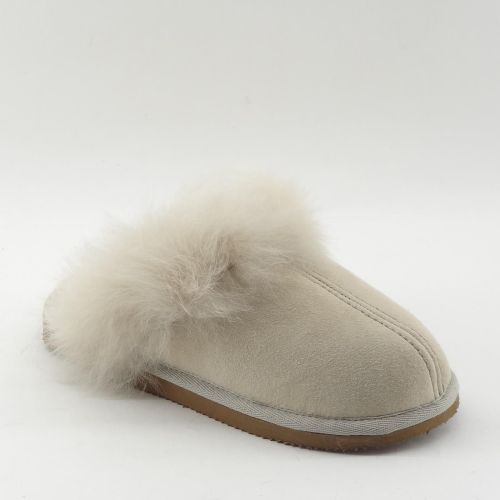 SHEPHERD PANTOFFEL ECRU