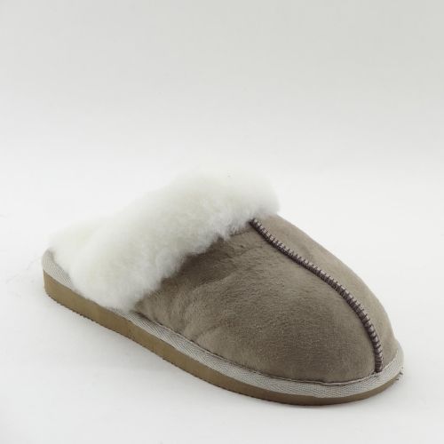 SHEPHERD PANTOFFEL GRIJS