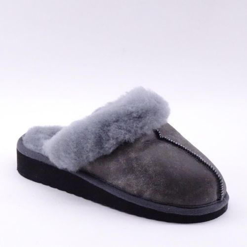 SHEPHERD PANTOFFEL GRIJS