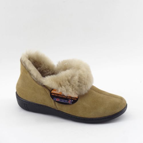 WESTLAND/ROMIKA PANTOFFEL NATUUR