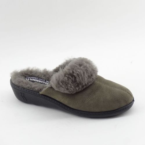 WESTLAND/ROMIKA PANTOFFEL KAKI